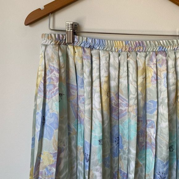 Vintage Floral Print Skirt Sz M - Picture 2 of 13